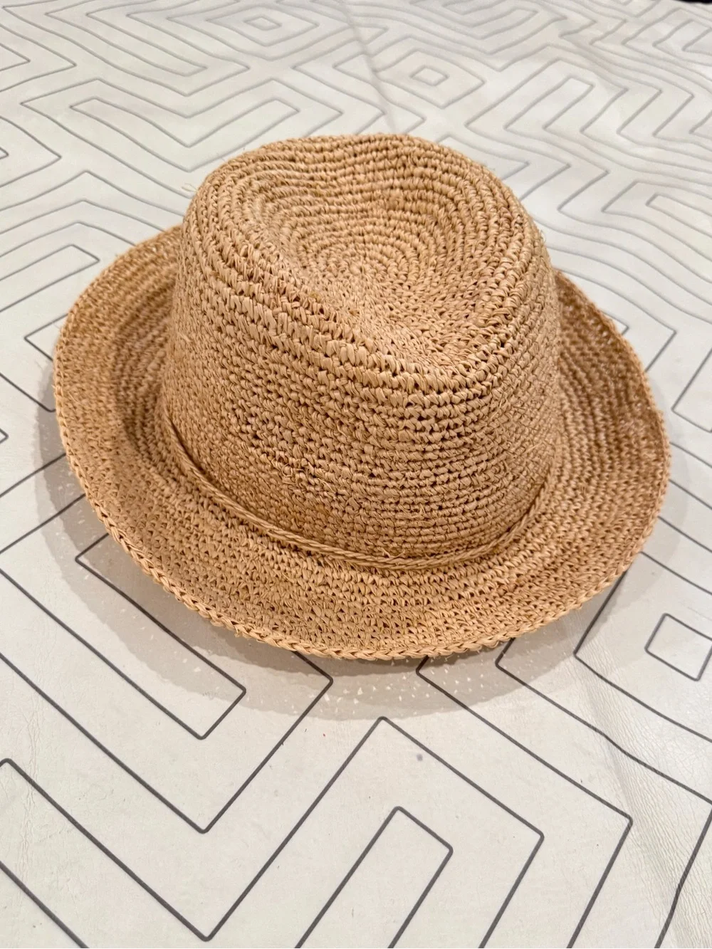 San Diego Hat Rattan Fedora Hat